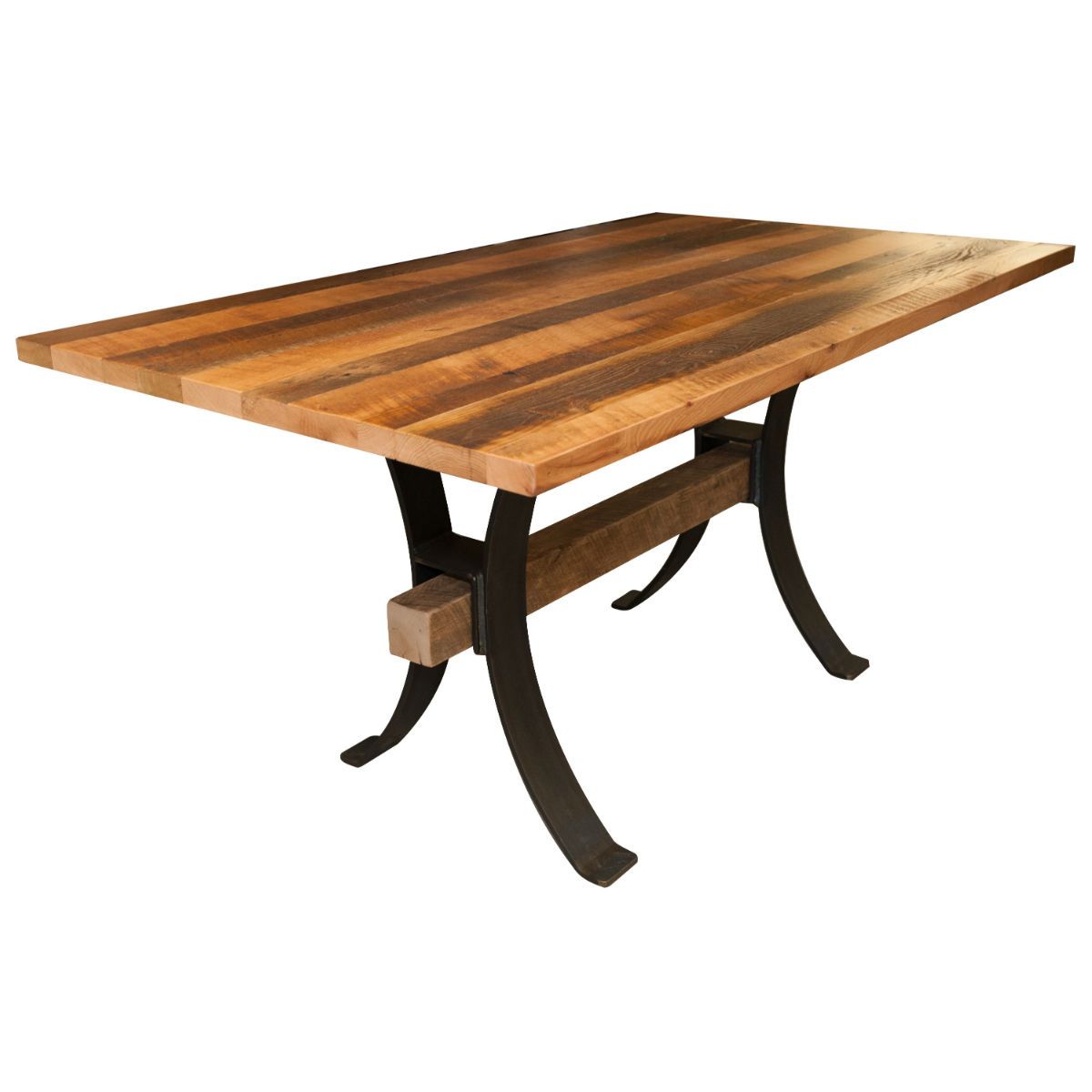 reclaimed barnwood counter height table dining room
