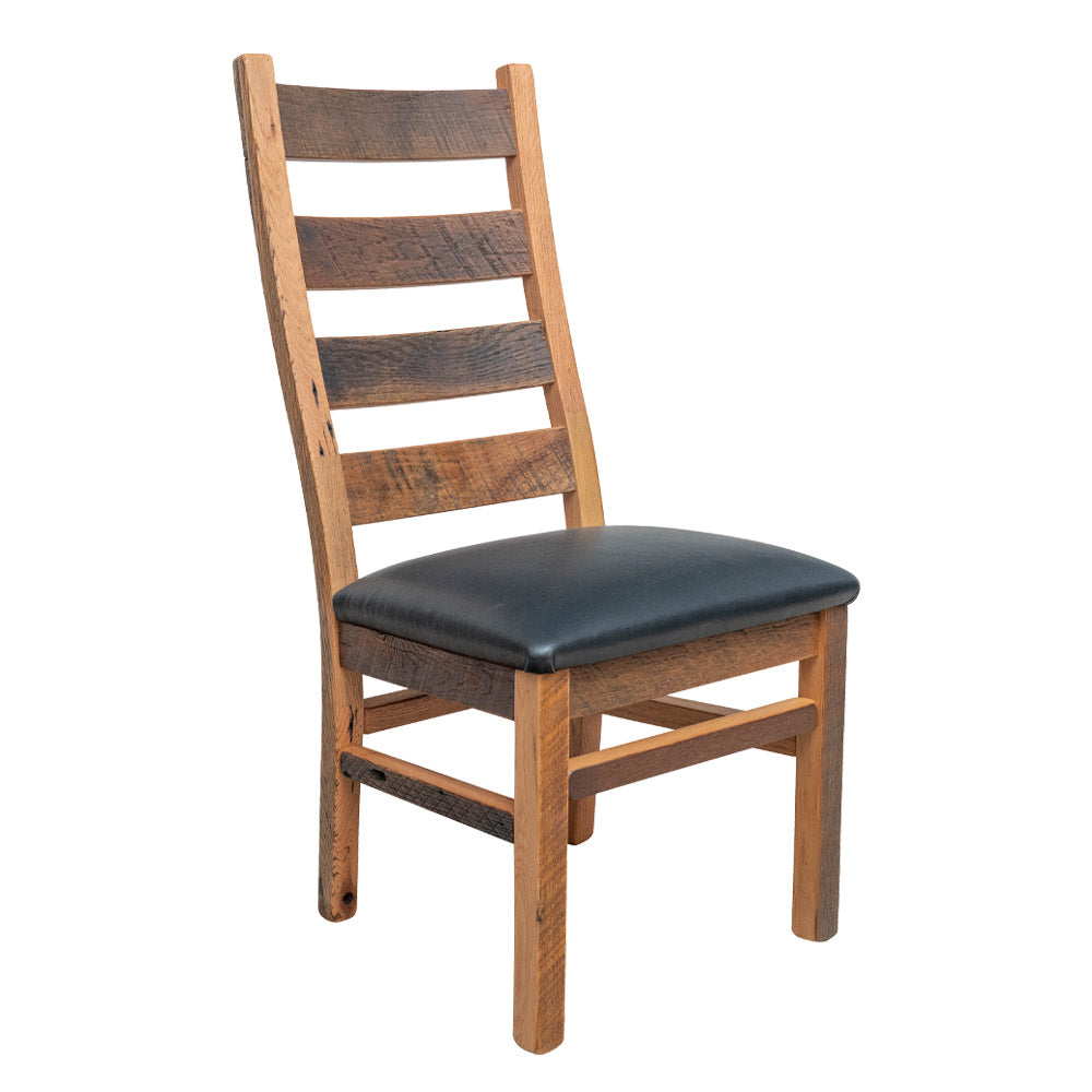 Upholstered Barnwood Dining Chair