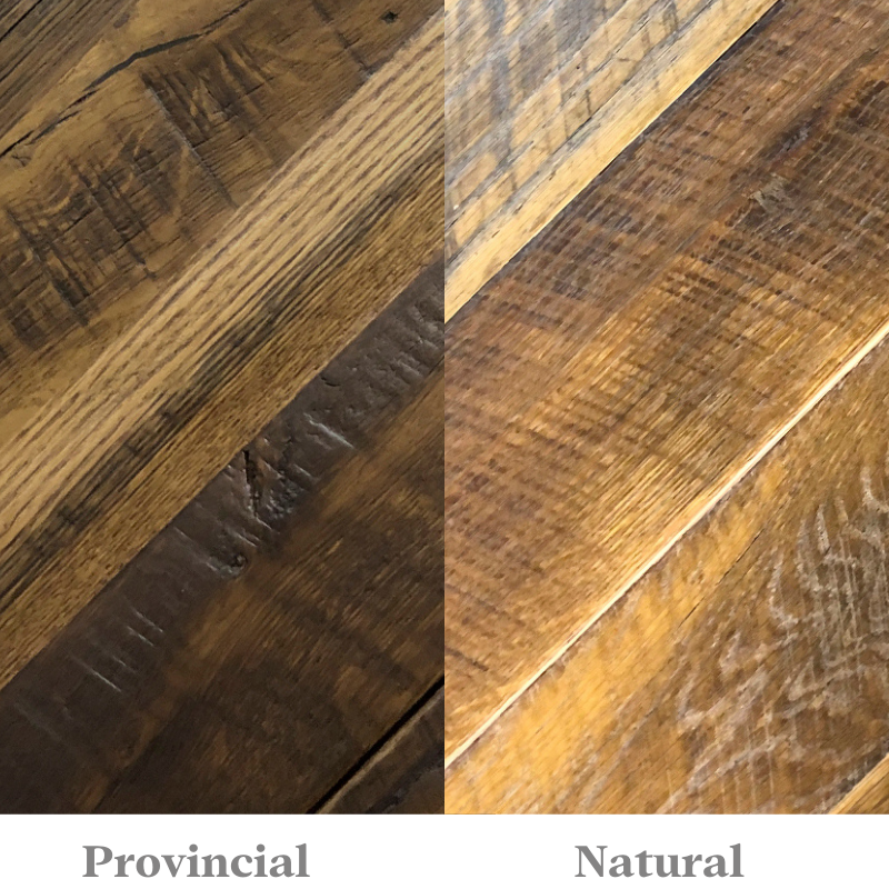 barnwood finish provincial and natural