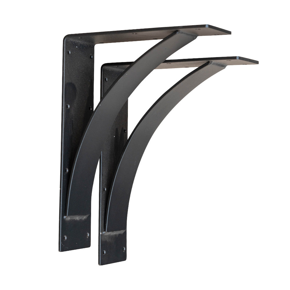 Black Mantel Brackets 12x16