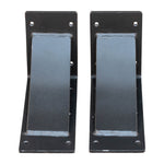 Heavy Duty Black Mantel Brackets 5x10