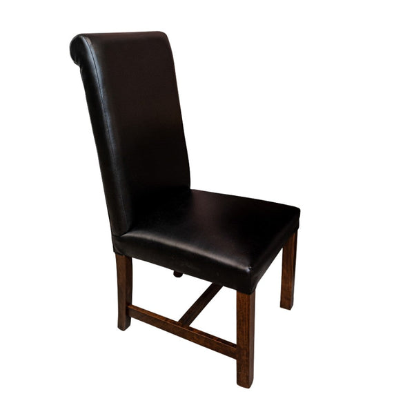 Black Parsons Chair l Rustic Red Door l Chairs