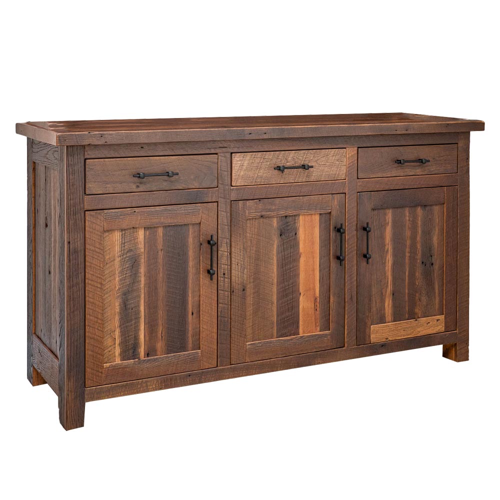 Reclaimed Wood Sideboard Buffet Reclaimed Royal Farmhouse Buffet