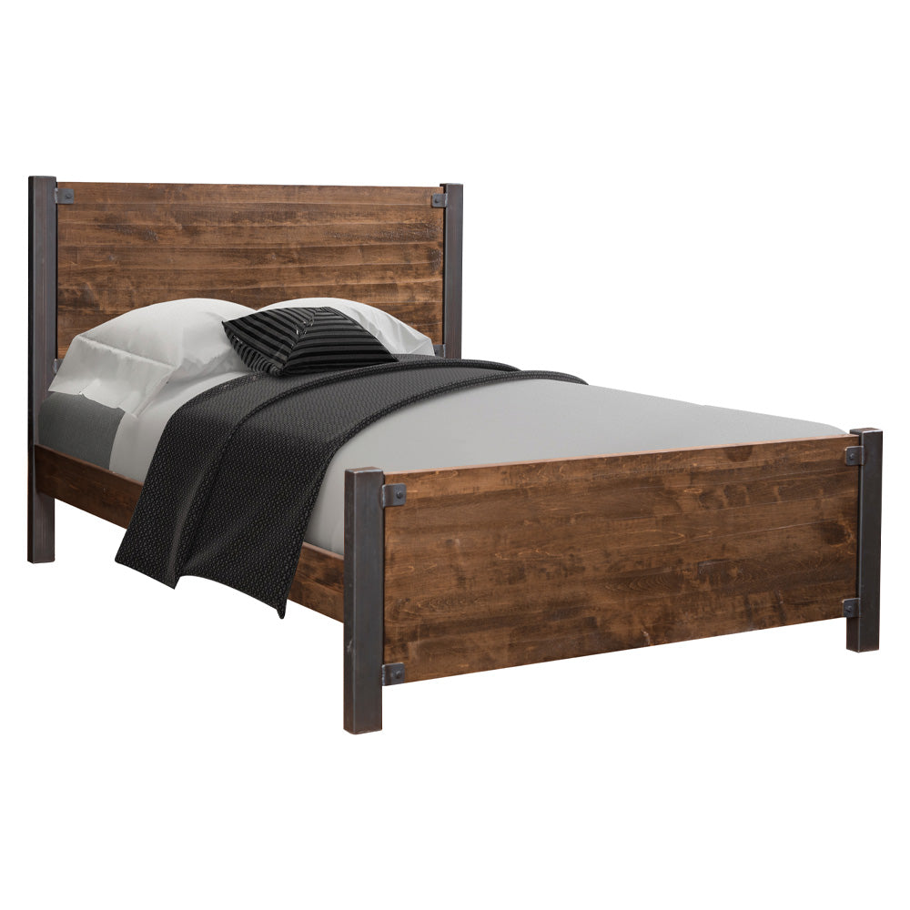 Silverton Brown Maple Bed Frame