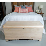 Brown Maple Cedar Hope Chest, Natural Stain
