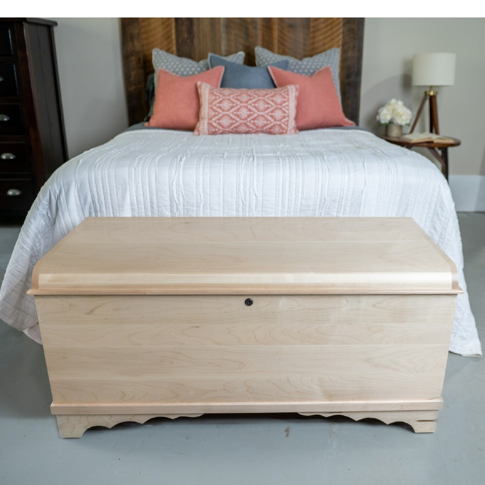 Brown Maple Cedar Hope Chest, Natural Stain