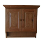 Wooden Medicine Cabinet, Rustic Cherry Wood, Seely Stain