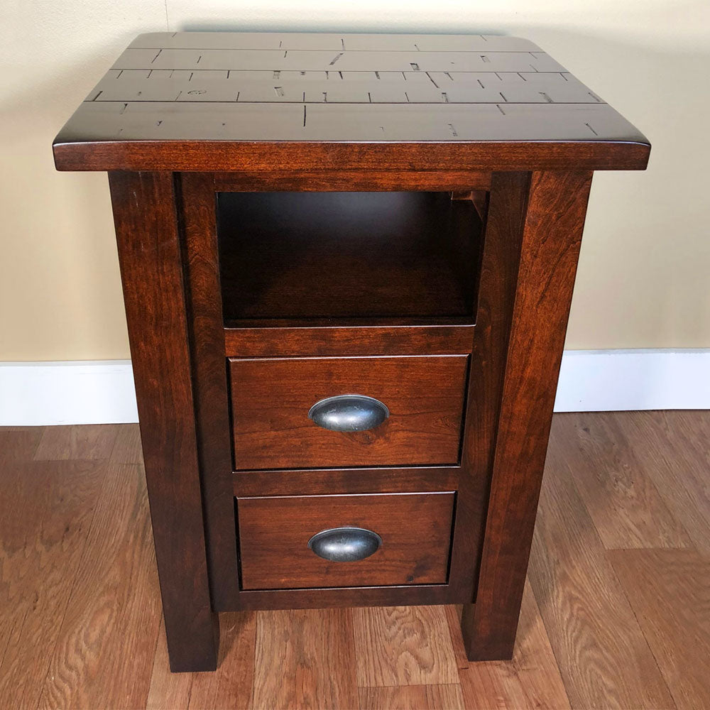 Rustic Cherry Nightstand