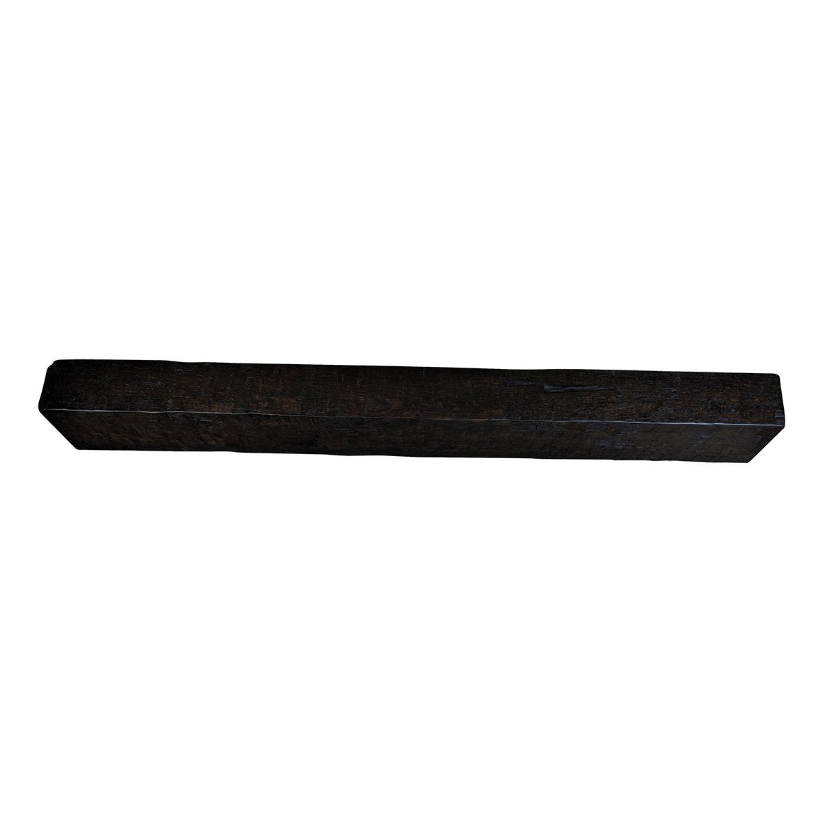 Dark Oak Distressed Box Beam Mantel