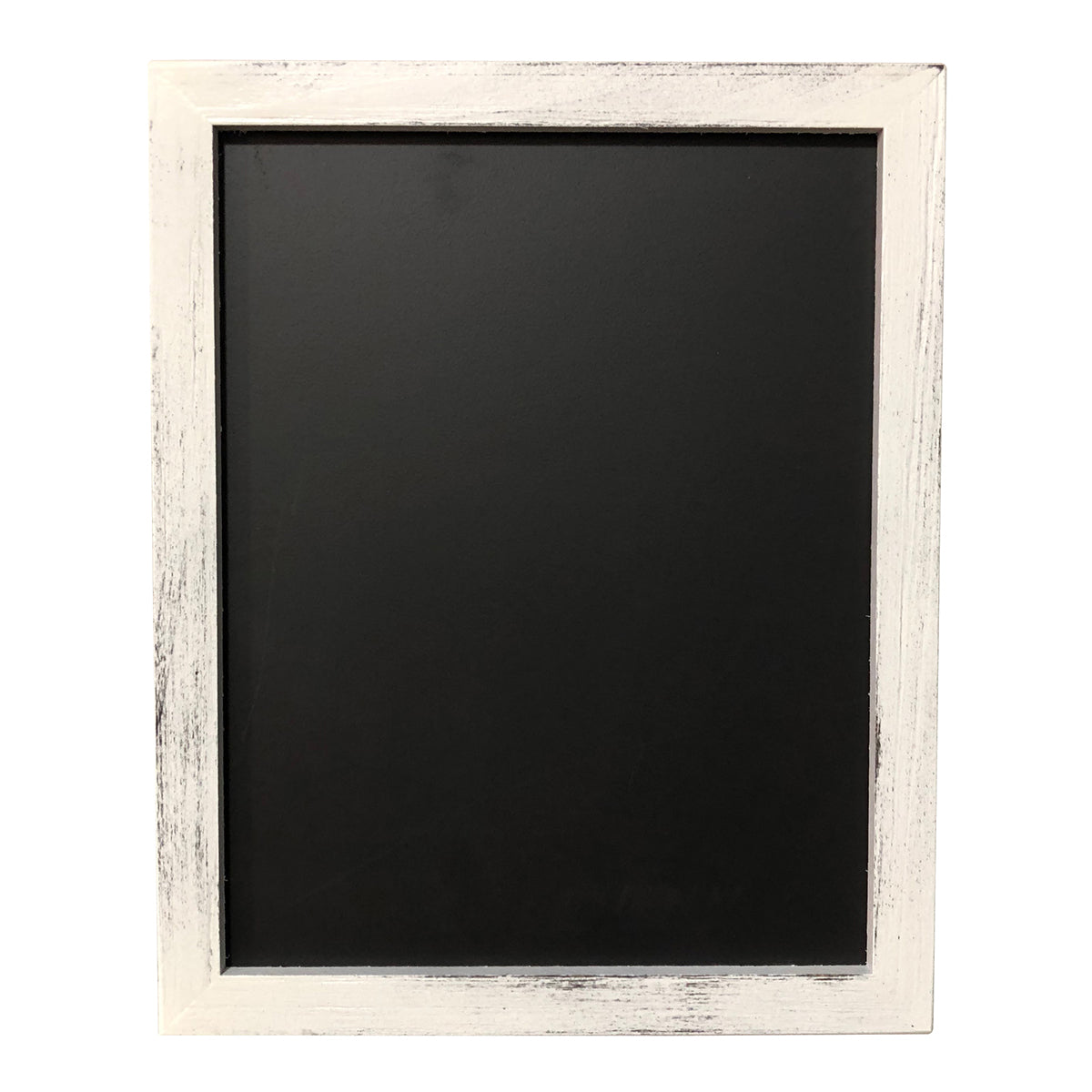 farmhouse distressed white framed chalkboard 8x10