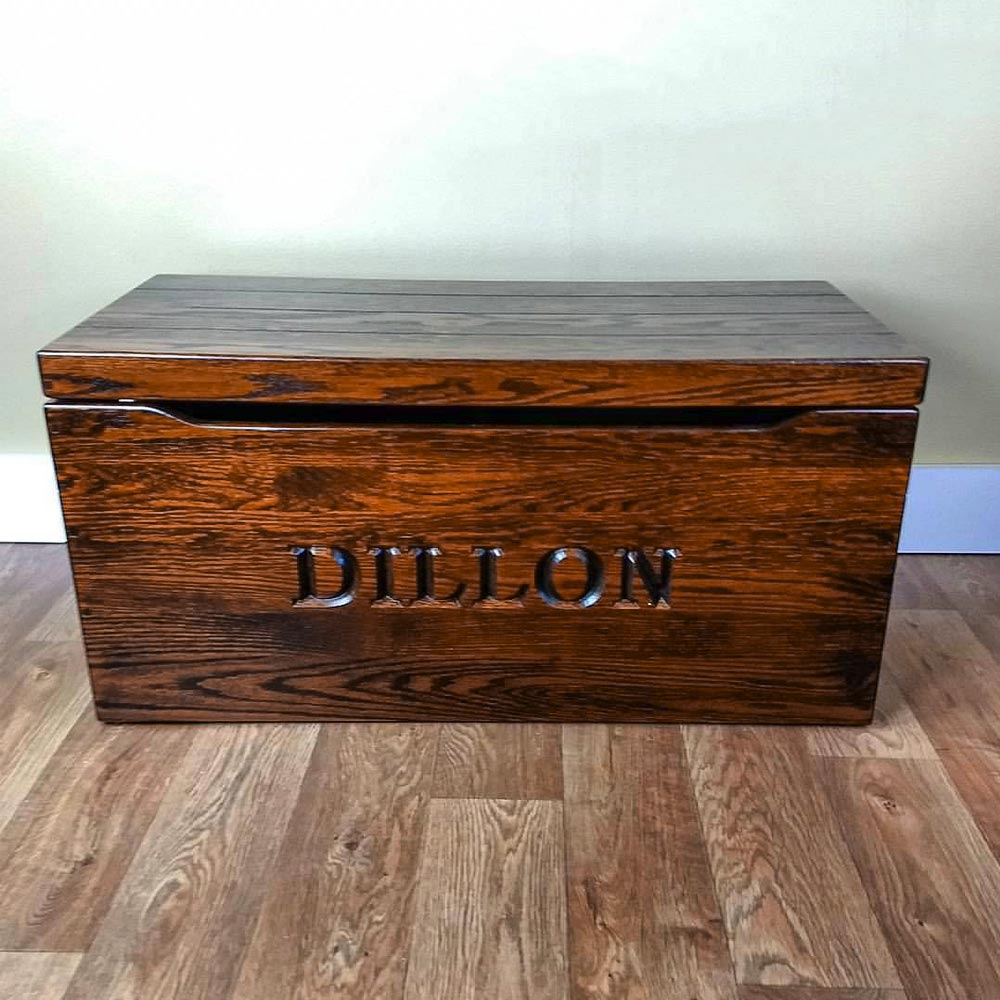 Palmer Oak Blanket Chest Asbury Stain