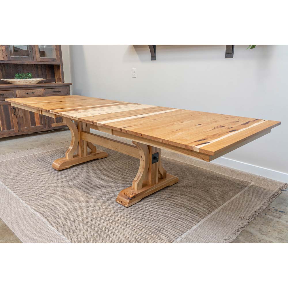 Raw Hickory Wood Tables Hickory Farmhouse Style Dining Room Table Raw Hickory Wood Tables Hickory Farmhouse Style Dining Room Table