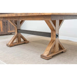 78" Arlington Natural Barnwood Dining Table