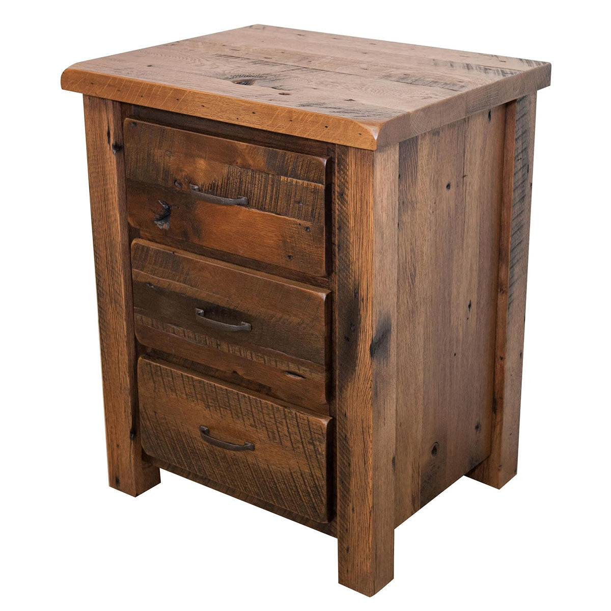 Foxfield Rustic Reclaimed Wood Nightstand