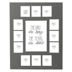 Gray School Picture Mat, Days are Long