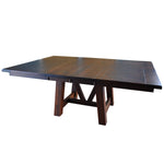 rustic cherry extendable dining table with middle leaves