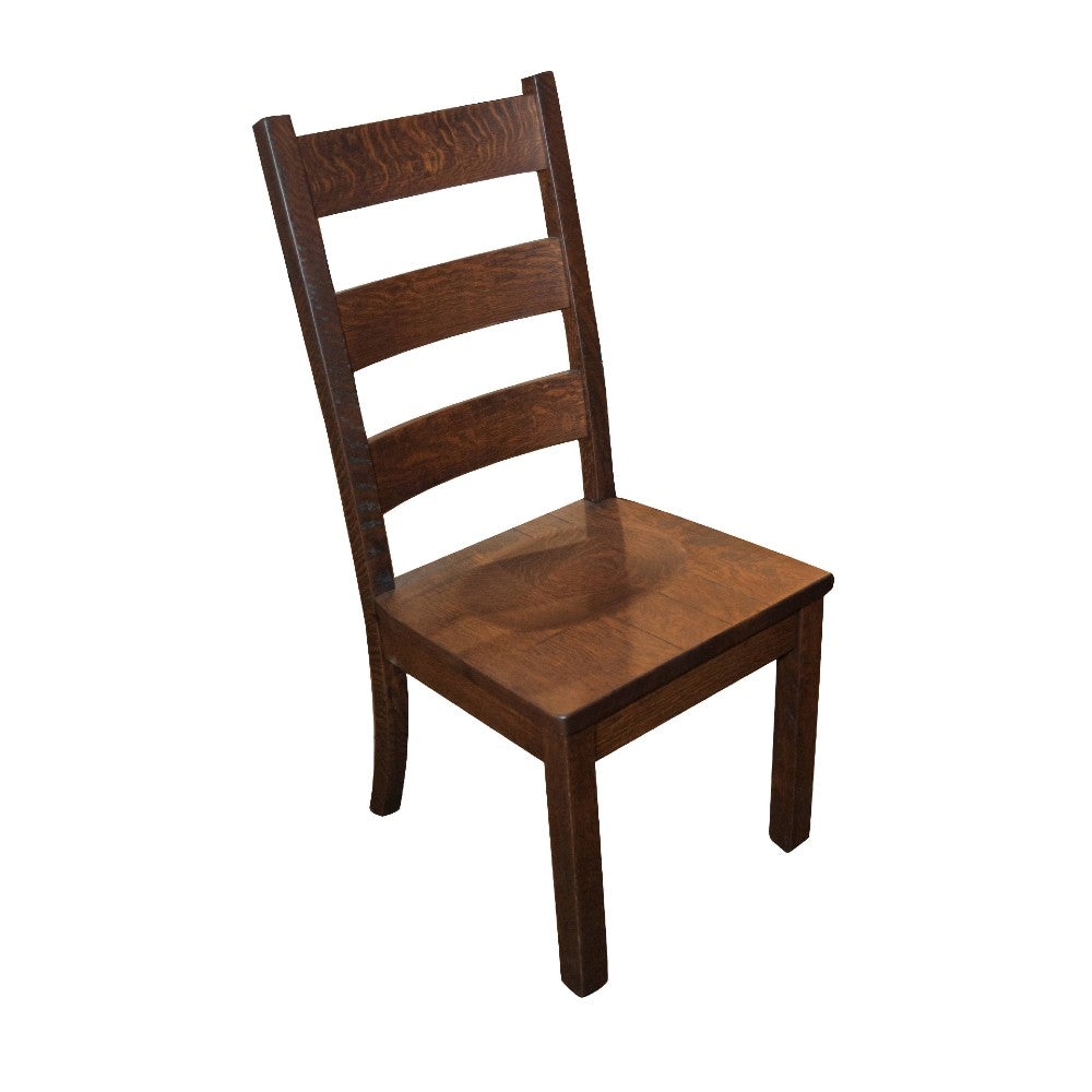 hawthorne rustic ladder back chair