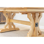 Hickory Wood Base Dining Table