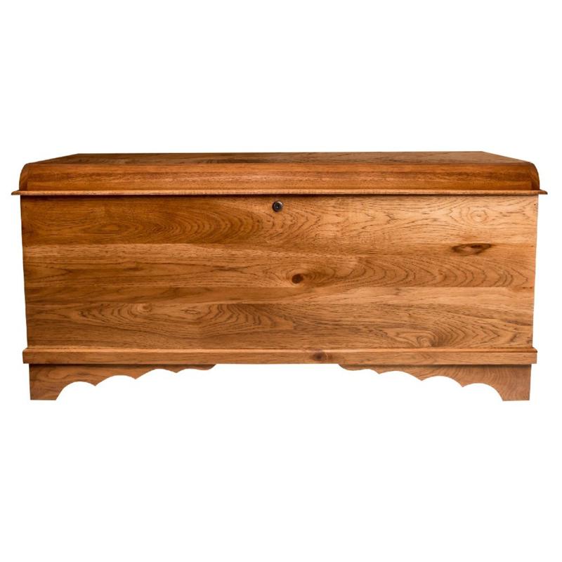 Hickory Waterfall Cedar Chest, Boston Stain