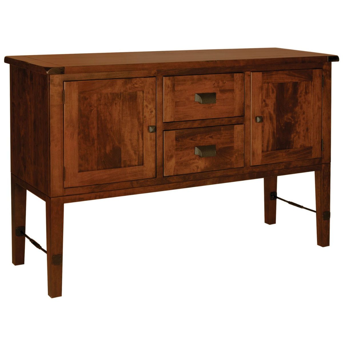 Holbrooke Rustic Cherry Wood Buffet, Michaels Stain