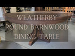 Weatherby Round Reclaimed Wood Dining Table