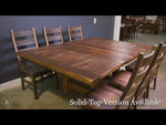 Hawthorne Extendable Barnwood Table Video
