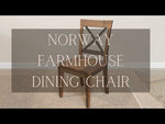 Norway X Back Barnwood Dining Chair