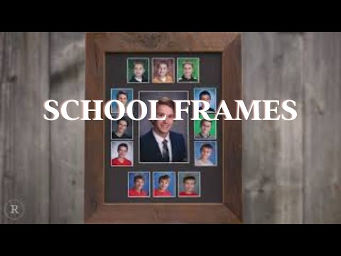 11x14 School Picture Frame, Black 13 store Opening Mat, Days are Long, Years are Short