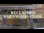 Rustic Barnwood Bar Stool