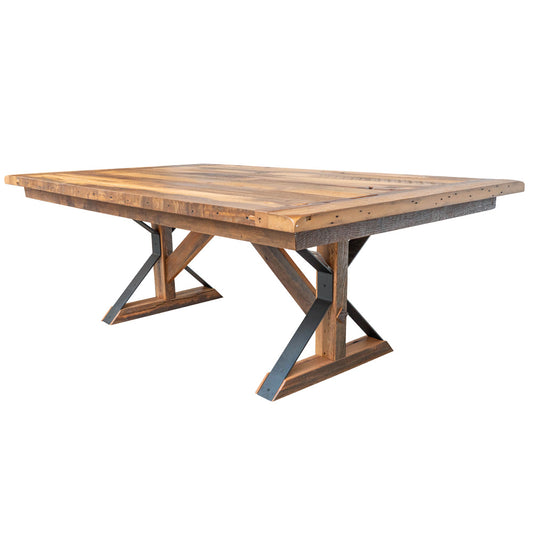 Lexington Reclaimed Wood Trestle Dining Table