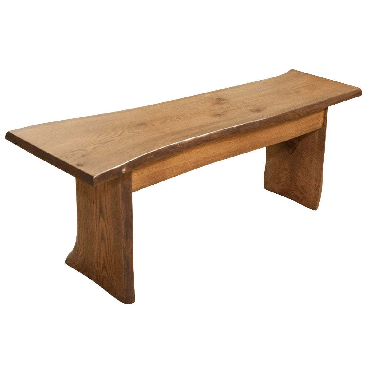 Live Edge Oak Bench