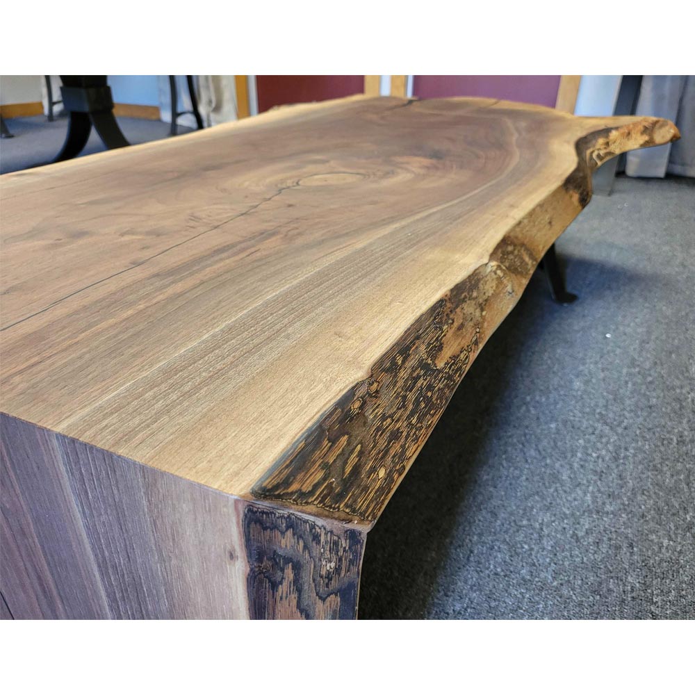 Custom Live Edge Waterfall Coffee Table