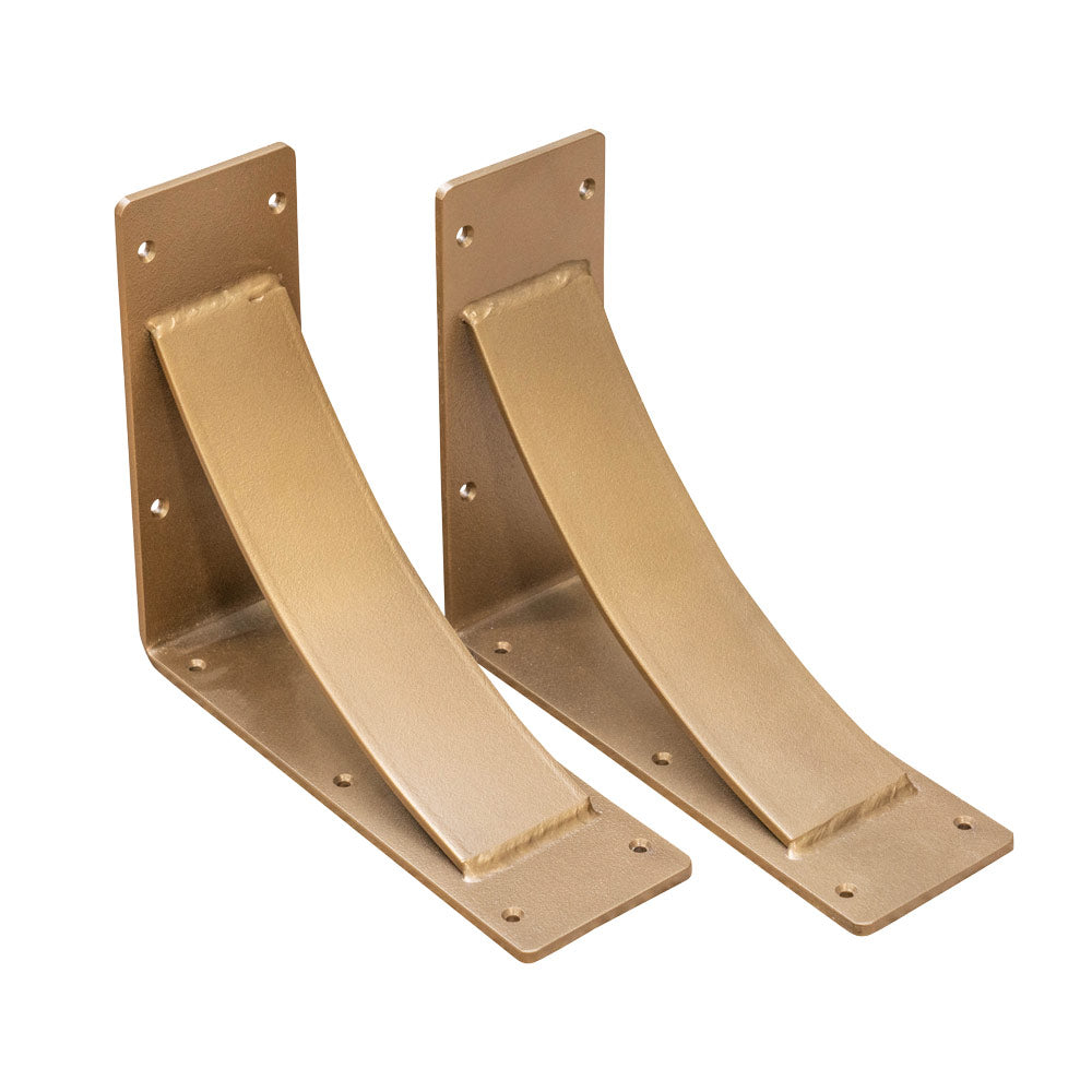 Mist Bronze Steel Mantel Brackets 7x12