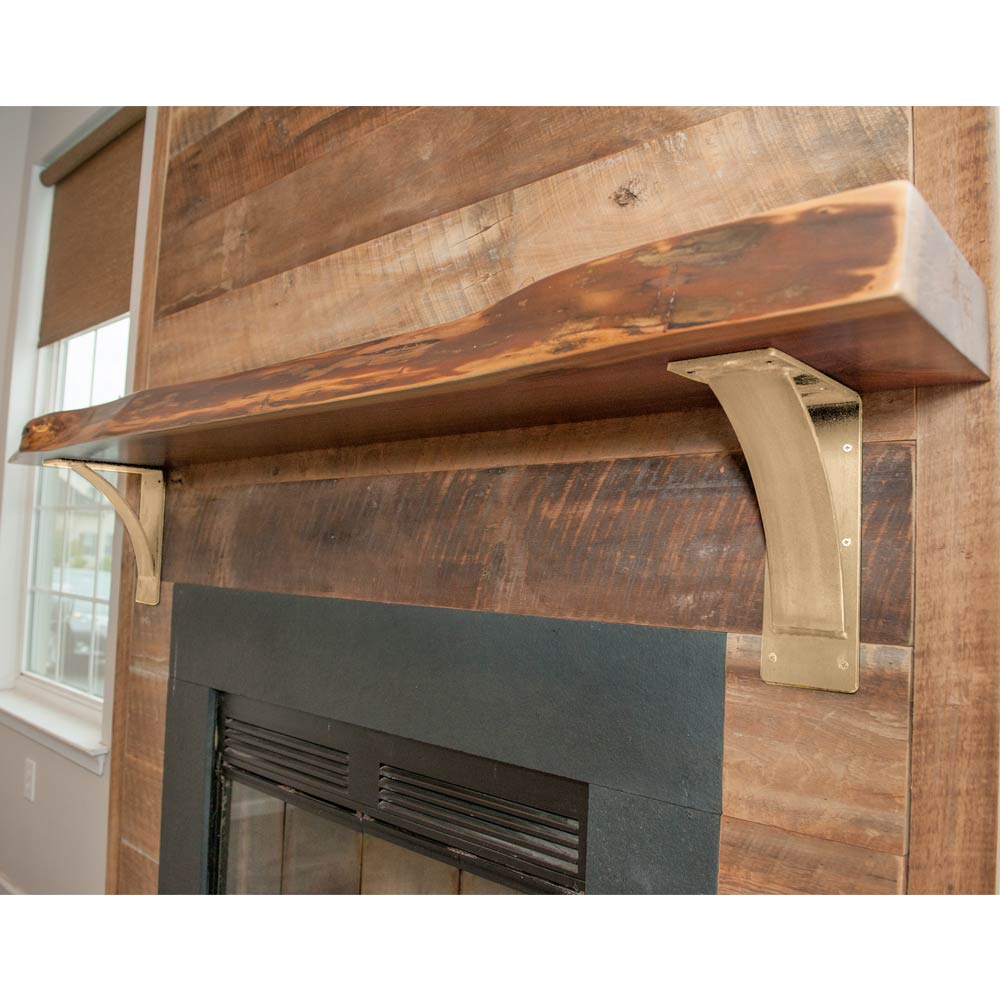 Mist Bronze Mantel Brackets