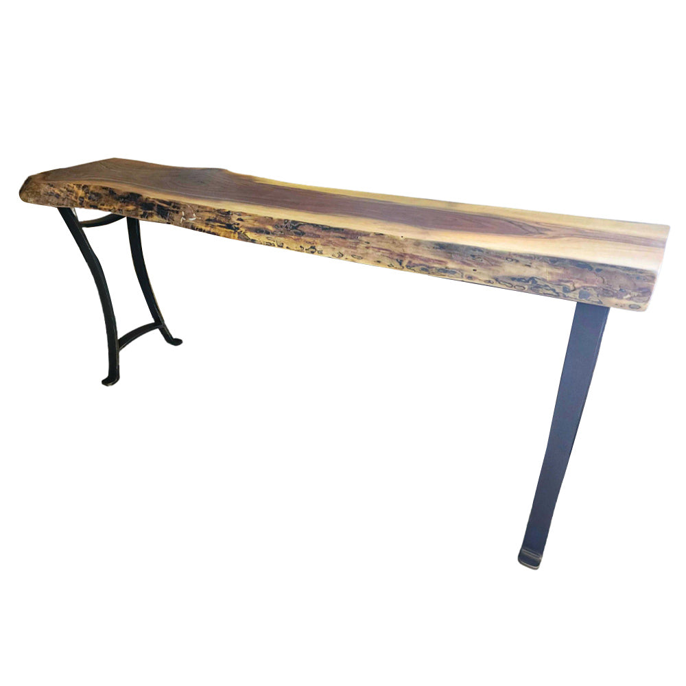 Modern Walnut Sofa Table