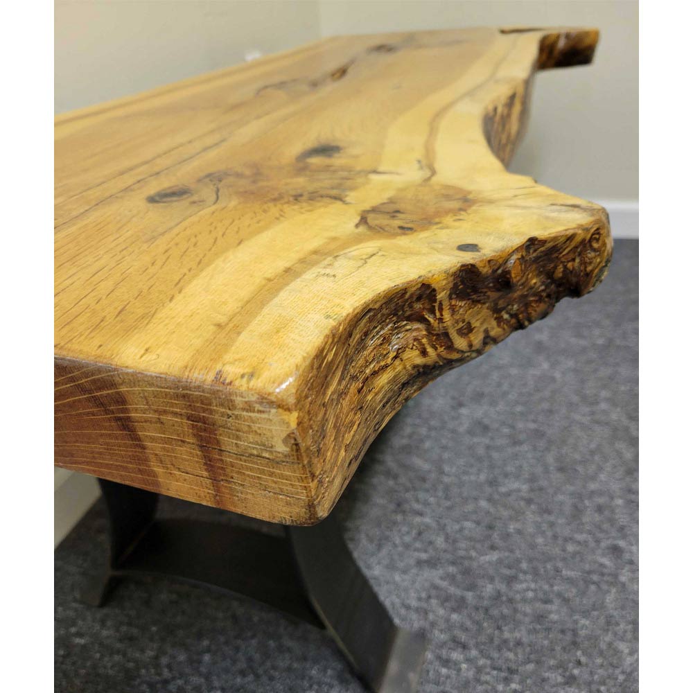 White Oak Dining Bench Details