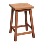 Oak Mission Bar Stool with Fruitwood Stain