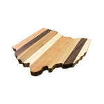 Wooden Ohio Shaped Cutting Board Cutting Board - Rustic Red Door Co.