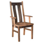 Pathway Reclaimed Wood Dining Chair, With Arms