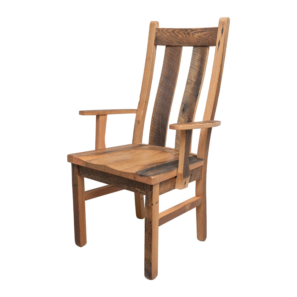 reclaimed wood dining chair