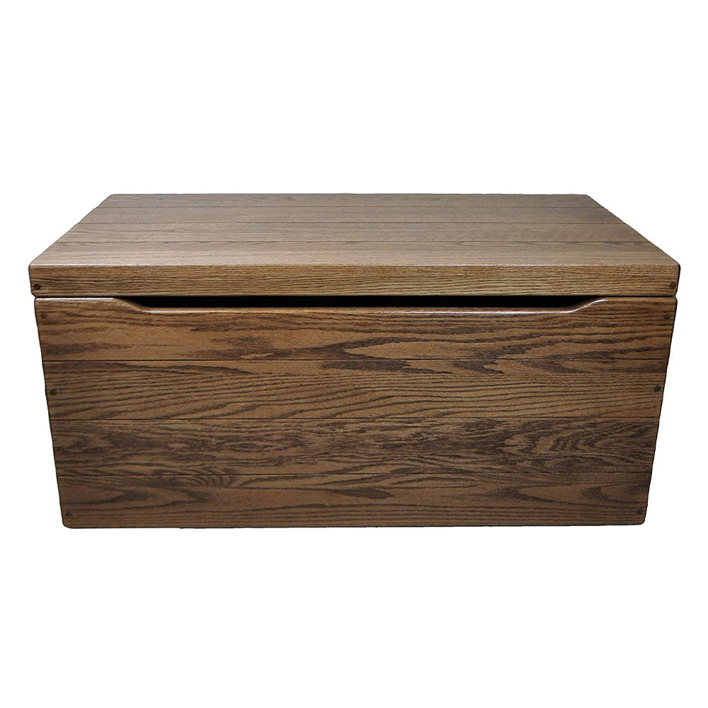 Palmer Oak Blanket Chest, Provincial Stain Rustic Red Door