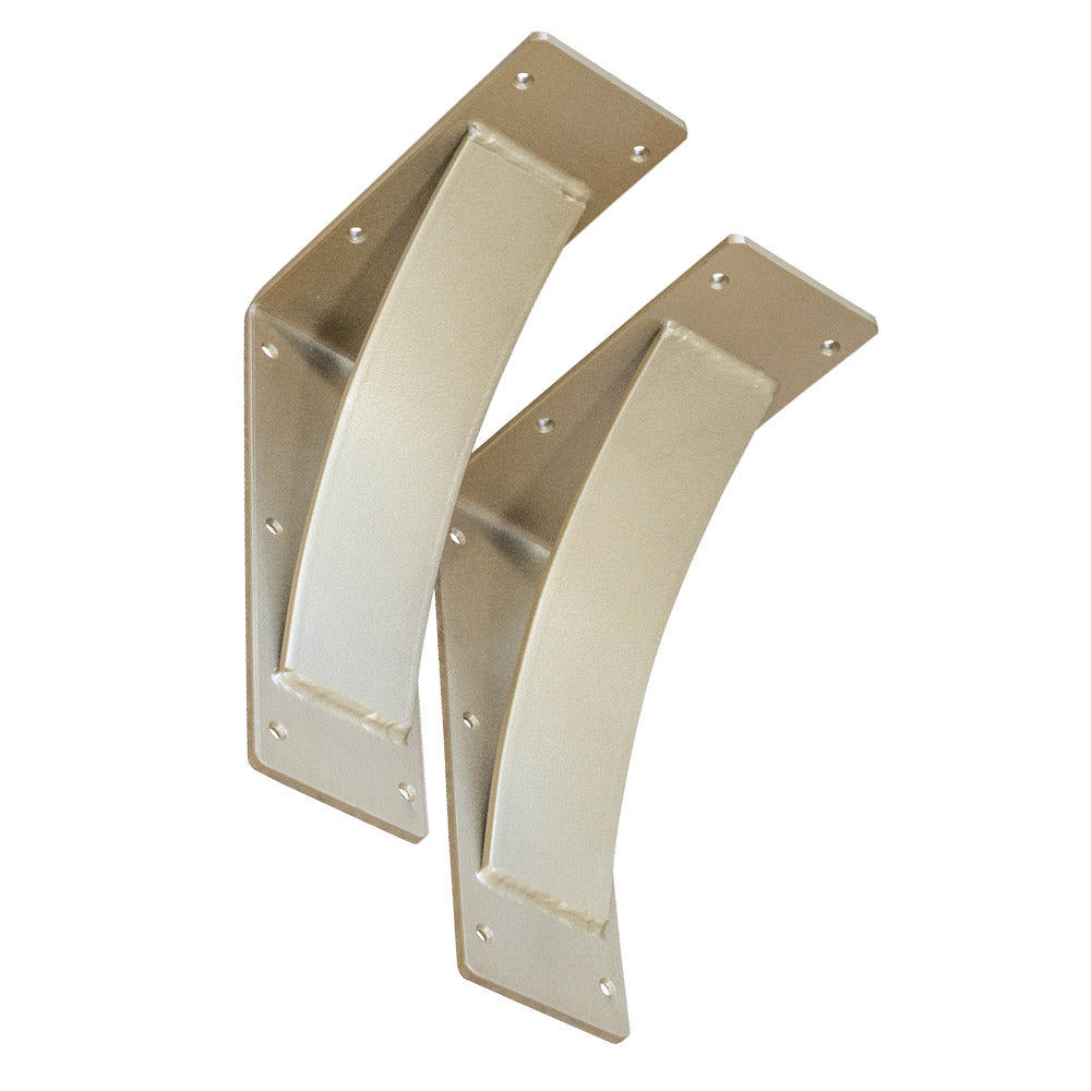 Heavy Duty Roman Gold Steel Brackets 9x12