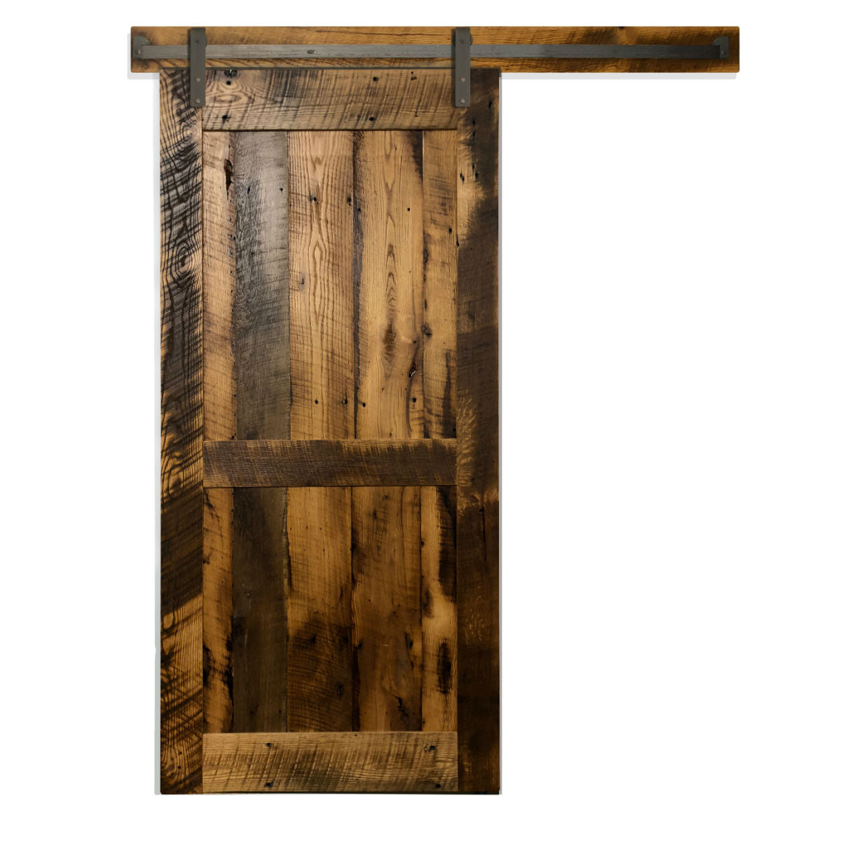 Reclaimed Wood Barn Door in Oak