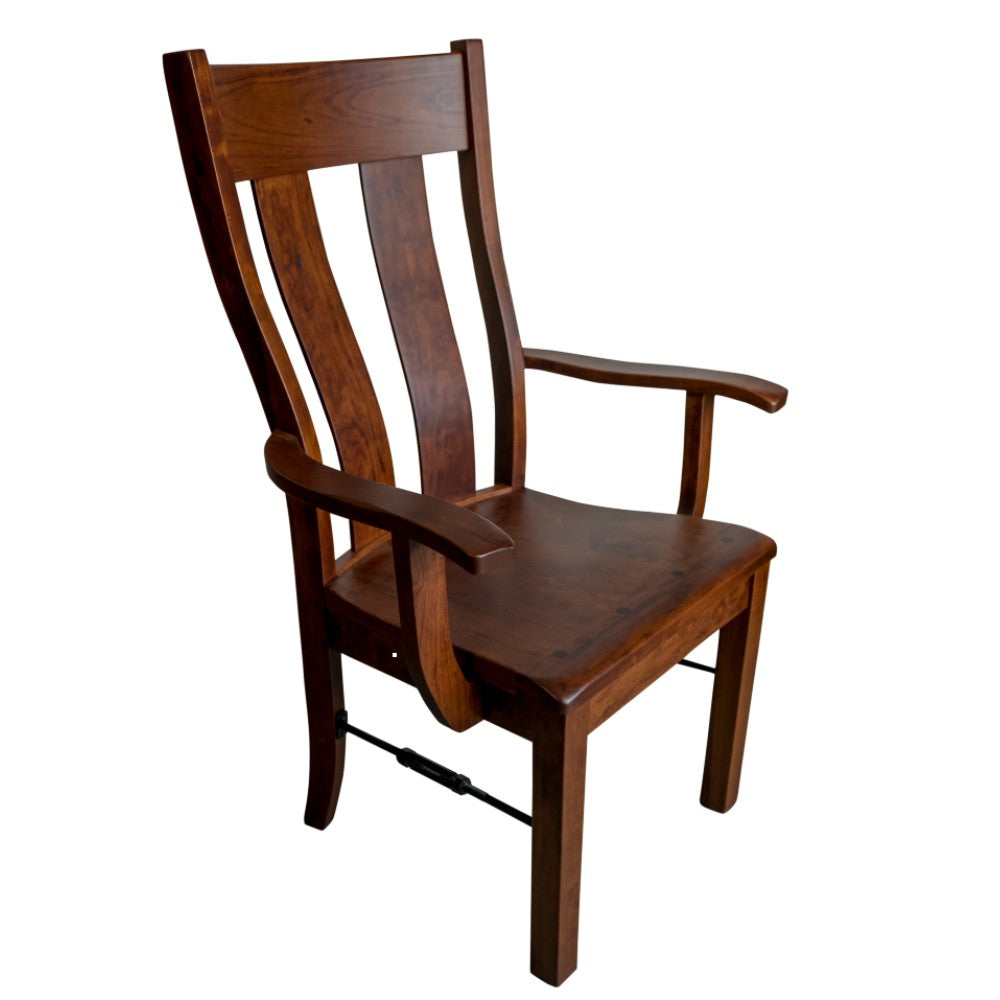 Holbrooke Rustic Cherry Arm Chair
