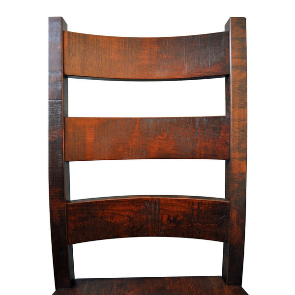 Hawthorne Furniture Highland Ladder Back Side Chair w/Cushion Seat in  Rustic Sand Wash