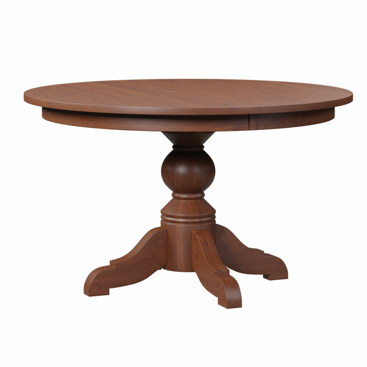 Kent Solid Wood Round Pedestal Dining Table