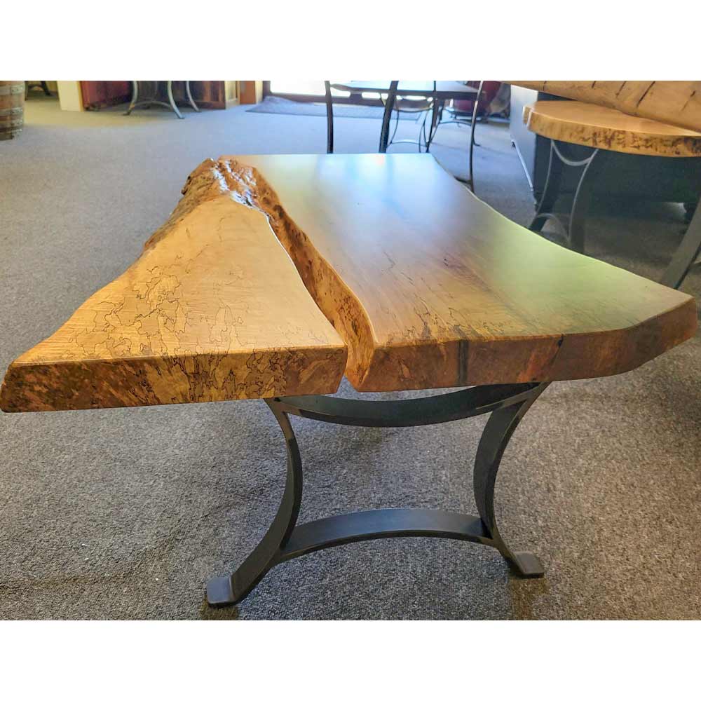 Spalted maple shop coffee table