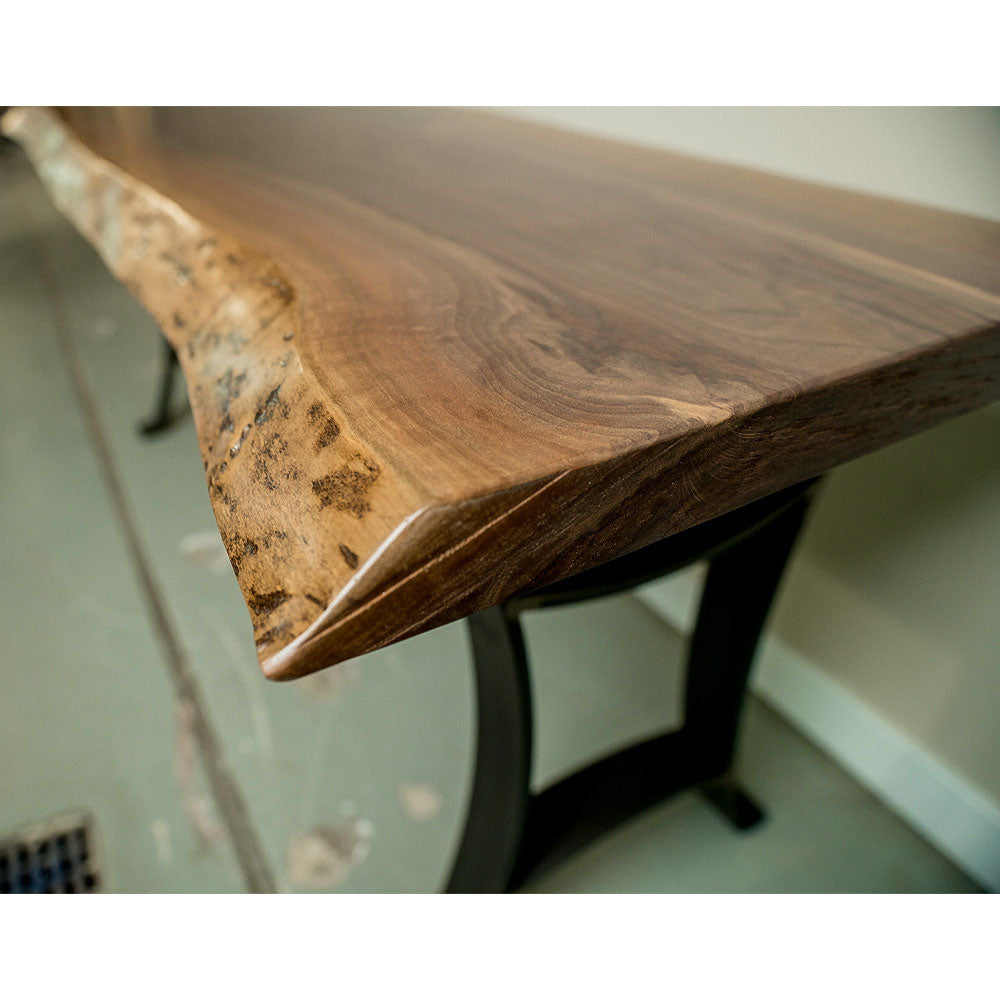 Walnut Wood Slab Desk