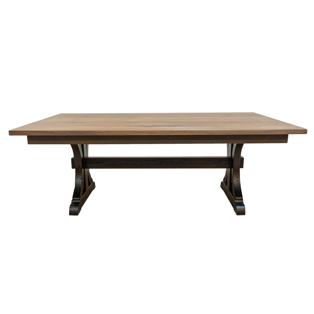 Two Tone Rustic Dining Table