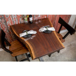 Wood Walnut Pub Table